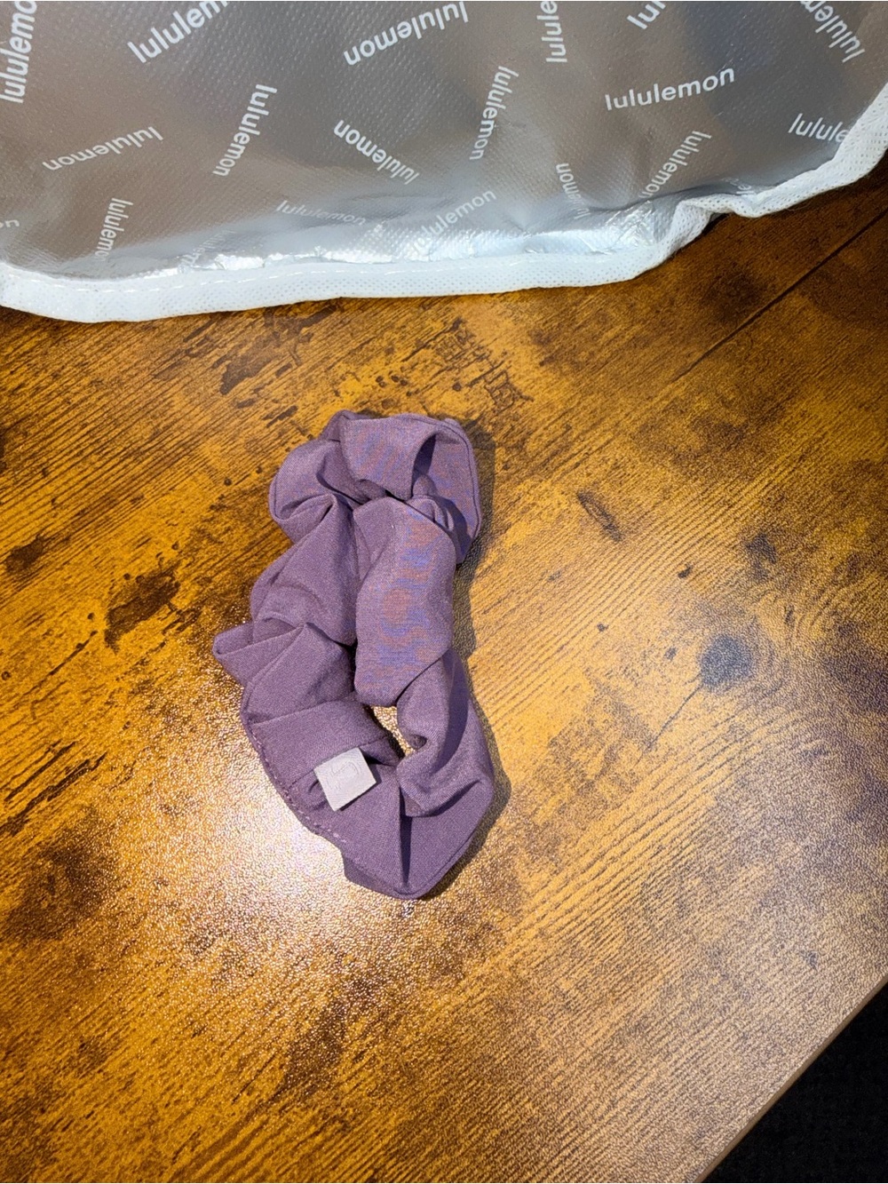 Lululemon Uplifting Scrunchie in Grape Mauve